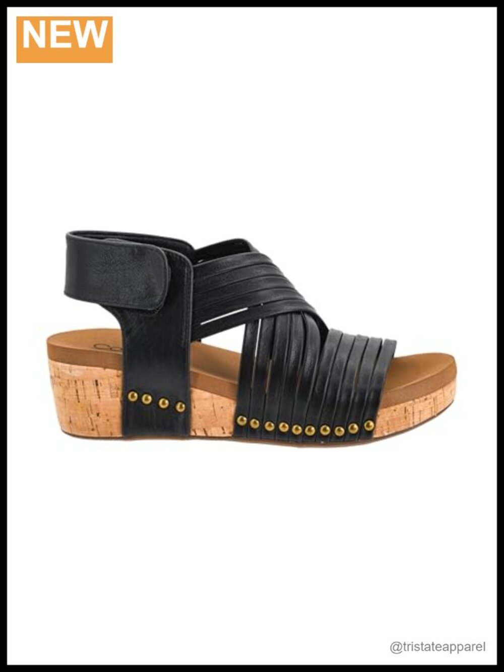 Corkys Footwear Good For You Womens Wedge Sandals - 2.5 Inch Heel, Faux Leather